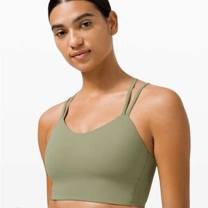 Lululemon Like a Cloud Longline Bra *Light Support B/C Cup - Rosemary Green